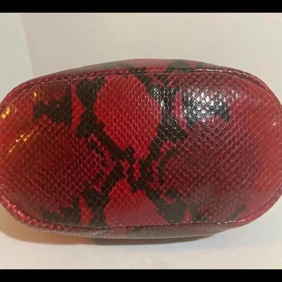 AU Printermps snakeskin print leather satchel handbag - Picture 3 of 11
